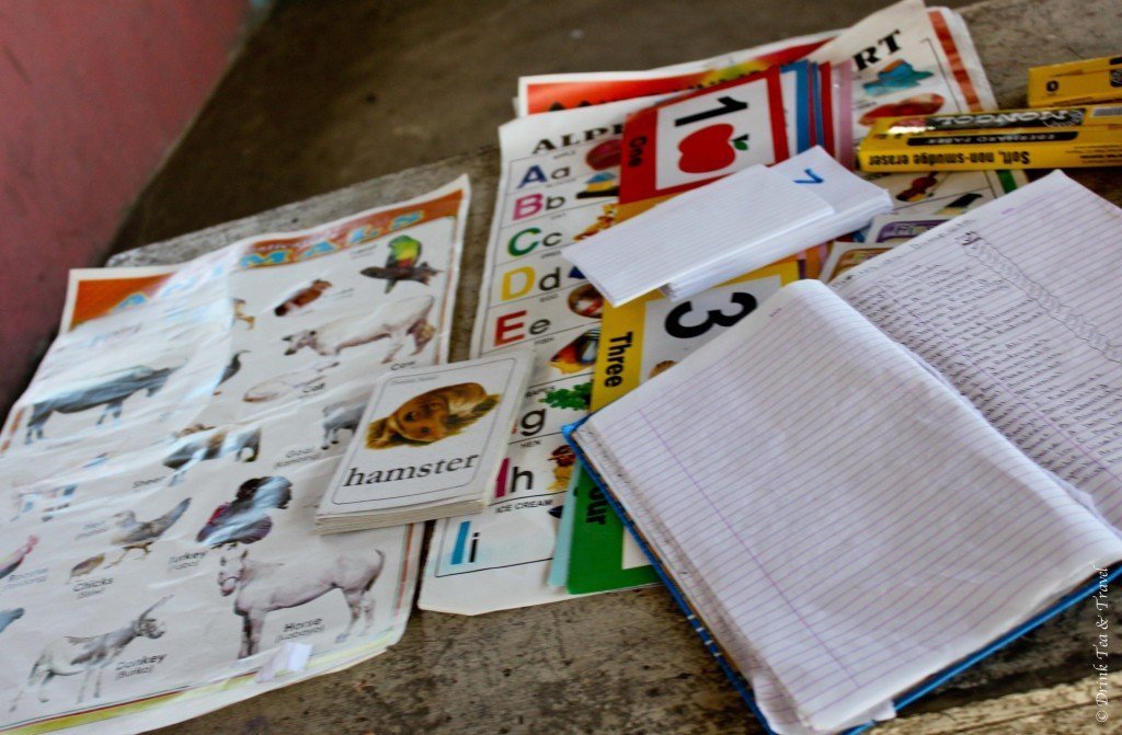 Teaching materials at school in Liloan, Cebu, Philippines